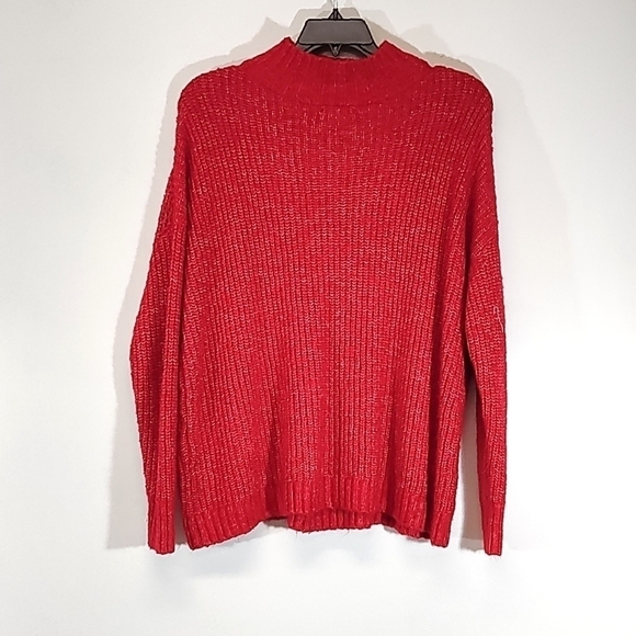Maurices women's red long  sleeve sweater Size: L - Picture 2 of 8